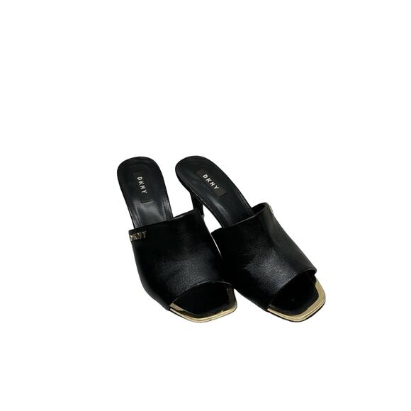 DKNY Bronx Black Gold Dress Sandals Created for Macy's Size 8.5 - Picture 6 of 11